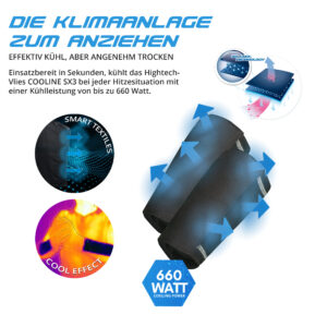 Descrizione tecnica dei bracciali refrigeranti di E.COOLINE