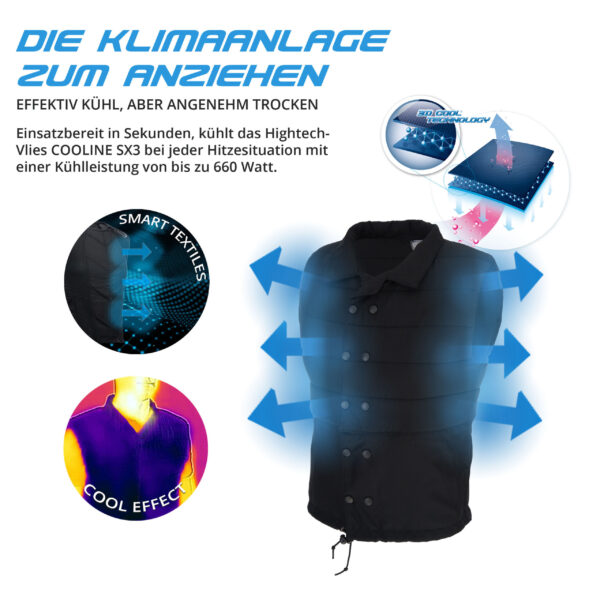 E.COOLINE PowerVital Vest - gilet refrigerante - immagine 11