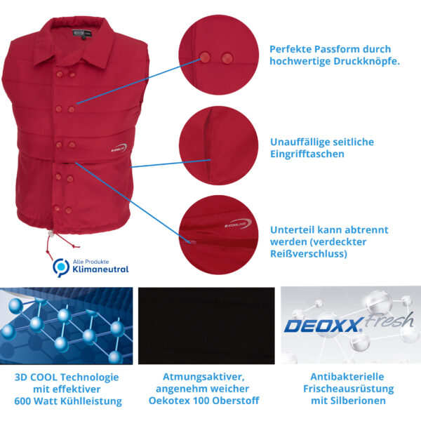 E.COOLINE PowerVital Vest - gilet refrigerante - immagine 12