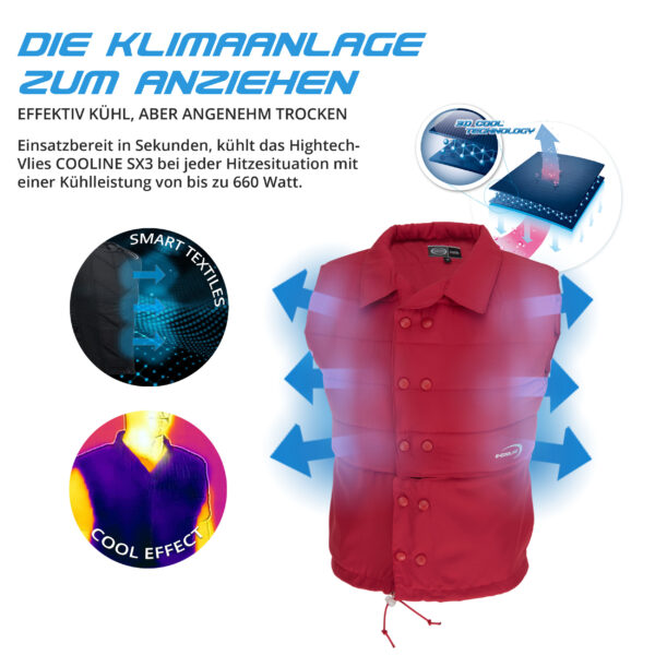 E.COOLINE PowerVital Vest - gilet refrigerante - immagine 13