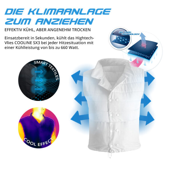 E.COOLINE PowerVital Vest - gilet refrigerante - immagine 15
