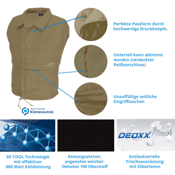E.COOLINE PowerVital Vest - gilet refrigerante - immagine 16