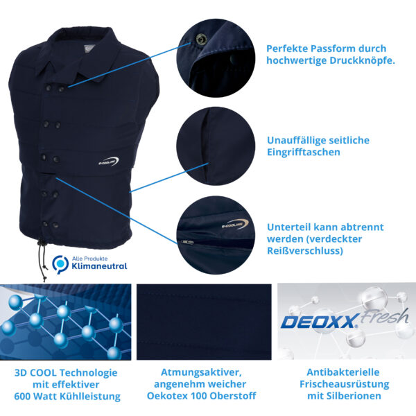 E.COOLINE PowerVital Vest - gilet refrigerante - immagine 8
