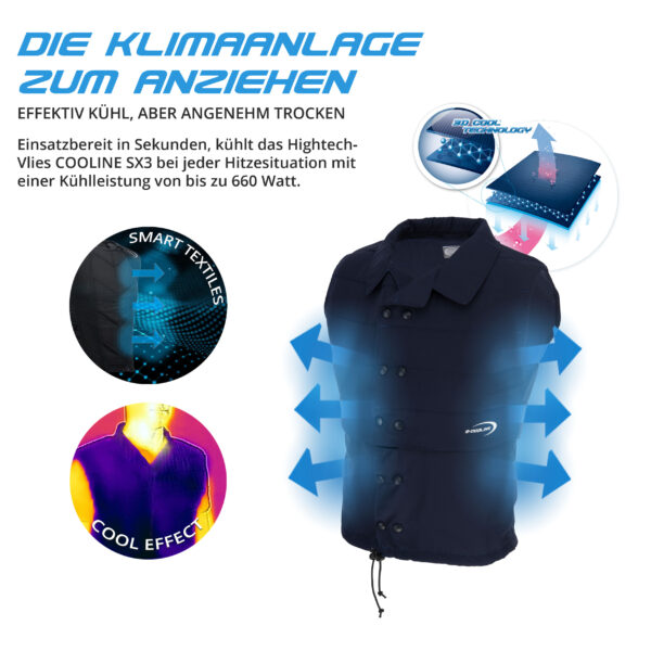 E.COOLINE PowerVital Vest - gilet refrigerante - immagine 9
