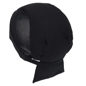 Retro della bandana Air refrigerante di E.COOLINE in colore nero