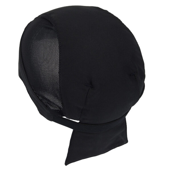 Retro della bandana Air refrigerante di E.COOLINE in colore nero