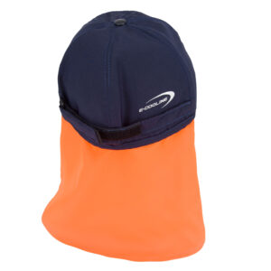 Retro del berretto da baseball refrigerante E.COOLINE con protezione UV per il collo