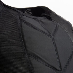 Gilet sportivo refrigerante con cerniera E.COOLINE di colore nero