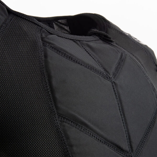 Gilet sportivo refrigerante con cerniera E.COOLINE di colore nero