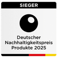 Logo Sieger Deutscher Nachhaltigkeitspreis: E.COOLINE ist Gewinner der Deutschen Nachhaltigkeitspreises