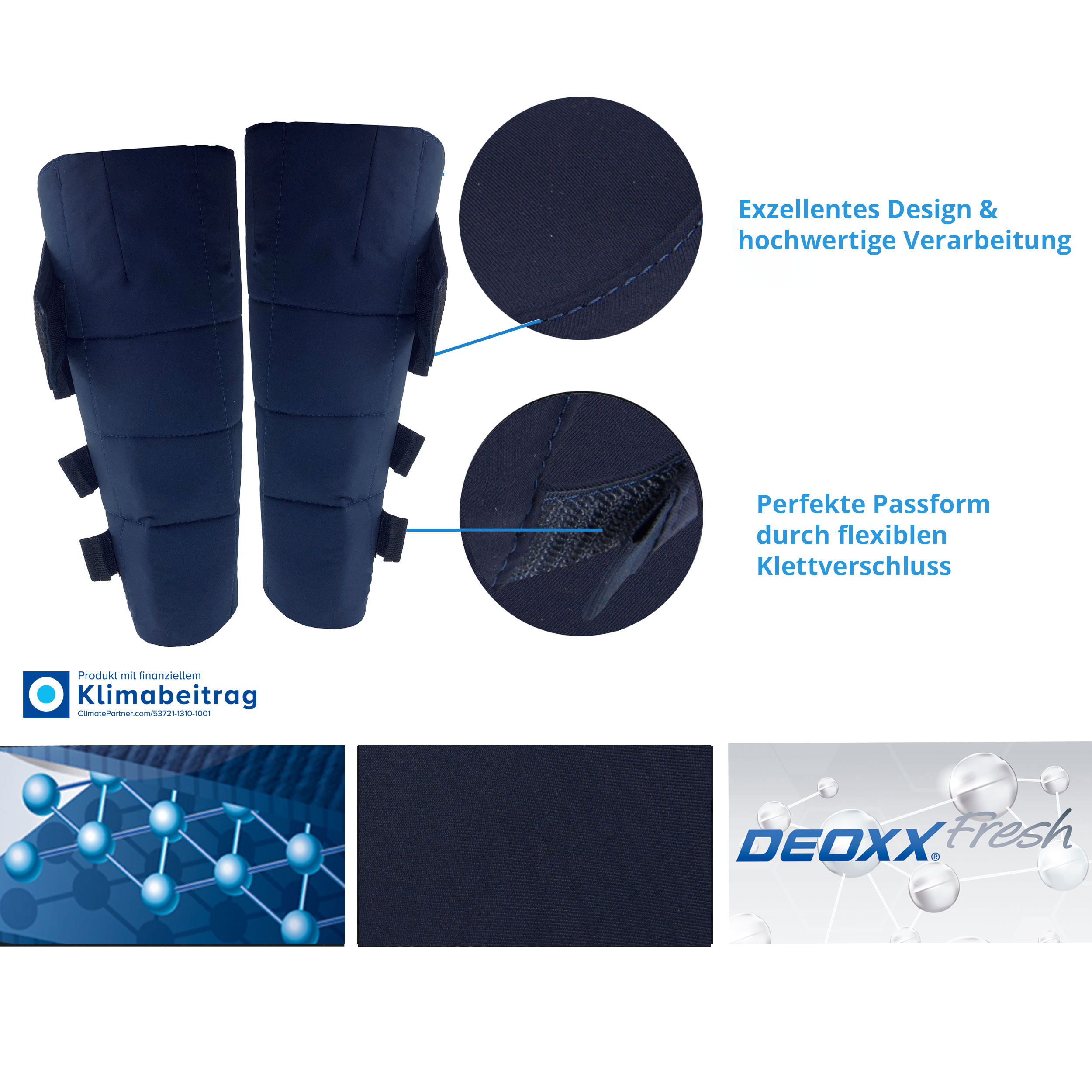 E.COOLINE Powercool SX3 Boots, 1 paio - manicotti refrigeranti per polpacci con chiusura in velcro - immagine 6