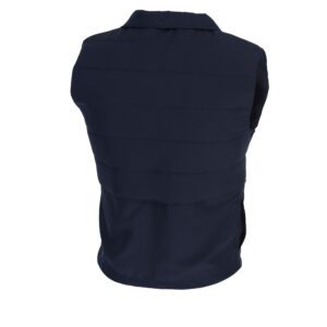Gilet rinfrescante con bottoni a pressione frontali di E.COOLINE in colore blu