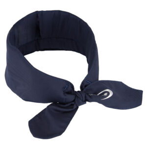 Foulard rinfrescante con logo di E.COOLINE di colore blu